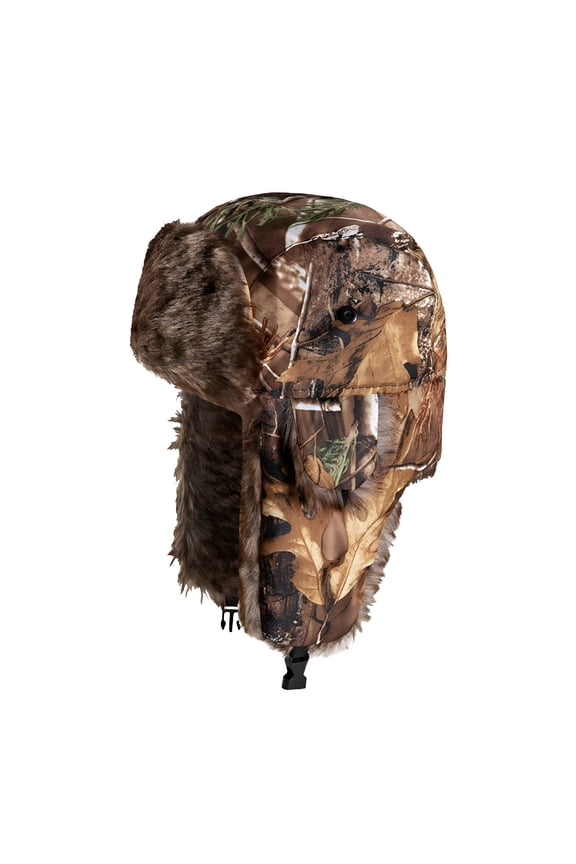 Unisex Cap Camouflage Plush Lining Ear Protection Brimless Windproof Autumn Winter Thicken Riding Trapper Hat for Outdoor