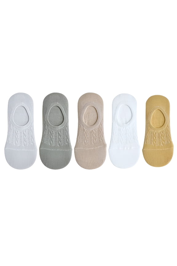 Unisex Cushioned Compression Sports Ankle Socks Multipack No Show Socks for Women Cotton Mesh Ventilating Liner Socks No Slip Low Cut Socks for Sneakers