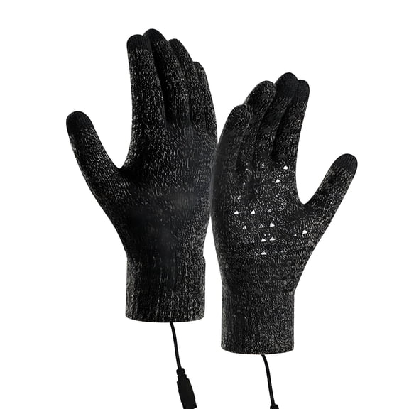 TELOLY Usb Heated Gloves for Men Women, Arthritis Hands Warm Waterproof Thick Gloves for Outdoor Working Cycling Skiing Hunting Driving