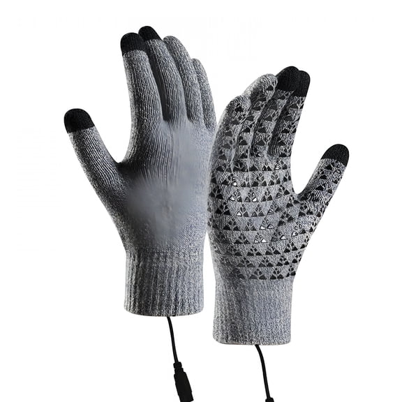 TELOLY Usb Heated Gloves for Men Women, Arthritis Hands Warm Waterproof Thick Gloves for Outdoor Working Cycling Skiing Hunting Driving