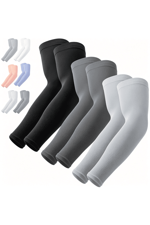 Uv Sun Protection Arm Sleeves Compression Arm Sleeve,Uv Arm Sleeves Men,Women Golf Cooling Sleeves