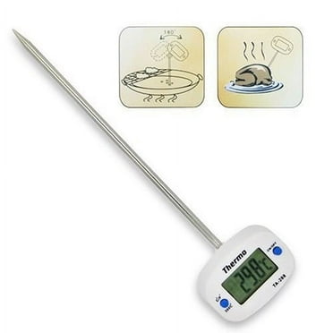 TELOLY Visland Instant Read Meat Thermometer Kitchen Cooking Food Candy Thermometer for Oil Deep Fry BBQ Grill Smoker Thermometer