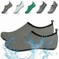 thumbnail image 1 of TELOLY Water Shoes for Women Men,Secure Slip Prevention Beach Water Shoes,Water Socks Men for Beach,Swimming and Outdoor Activities,Gray, 1 of 7