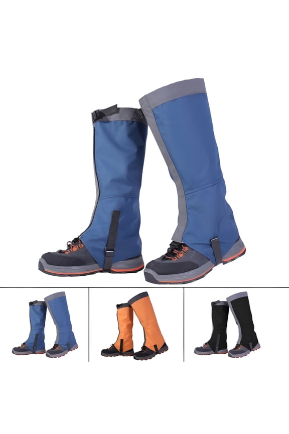 Waterproof Mountain Hiking Hunting Boot Gaiters Snow Snake High Leg Shoes Cover, 3 Colors
