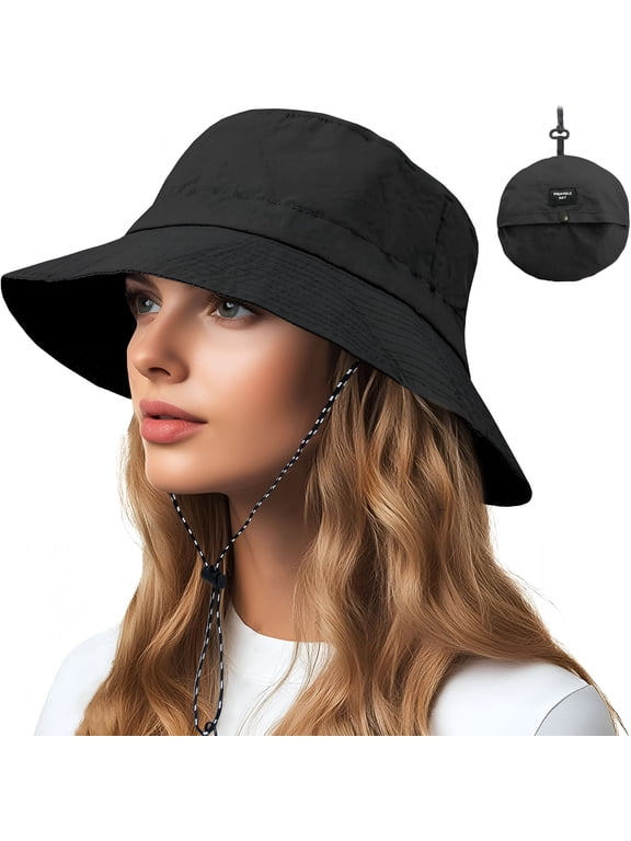 Waterproof Quick Dry Bucket Hats for Women Men Packable Foldable Rain Sun Hat Lightweight Hiking Hat