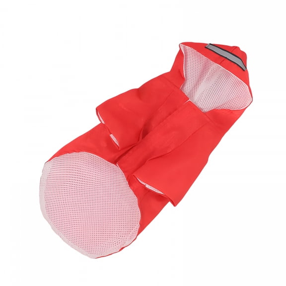 TELOLY Waterproof Reflective Dog Raincoat- Adjustable Pet Jacket, Lightweight Dog Hooded Slicker Poncho for Small Dogs and Puppies