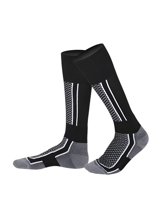 Waterproof Winter Ski Socks for Kids, Thick Warm Breathable Sports Hosiery for Snowboarding