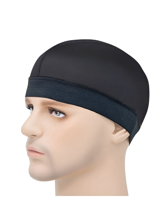 TUWAFE Silk Stocking Wave Cap for 360 Waves,Durag for Men,Stain Cap