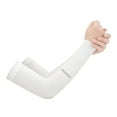 thumbnail image 1 of TELOLY White Football Gloves, Unisex Sport Arm Sleeves Sun Protection Basketball Sunscreen Riding Sleeve, 1 of 6