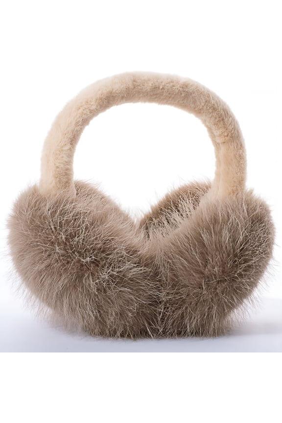 2026 New Winter Ear Muffs for Women Men - Foldable Fuzzy Earmuffs Faux Fur Ear Warmer, Perfect Ear Covers for Cold Days