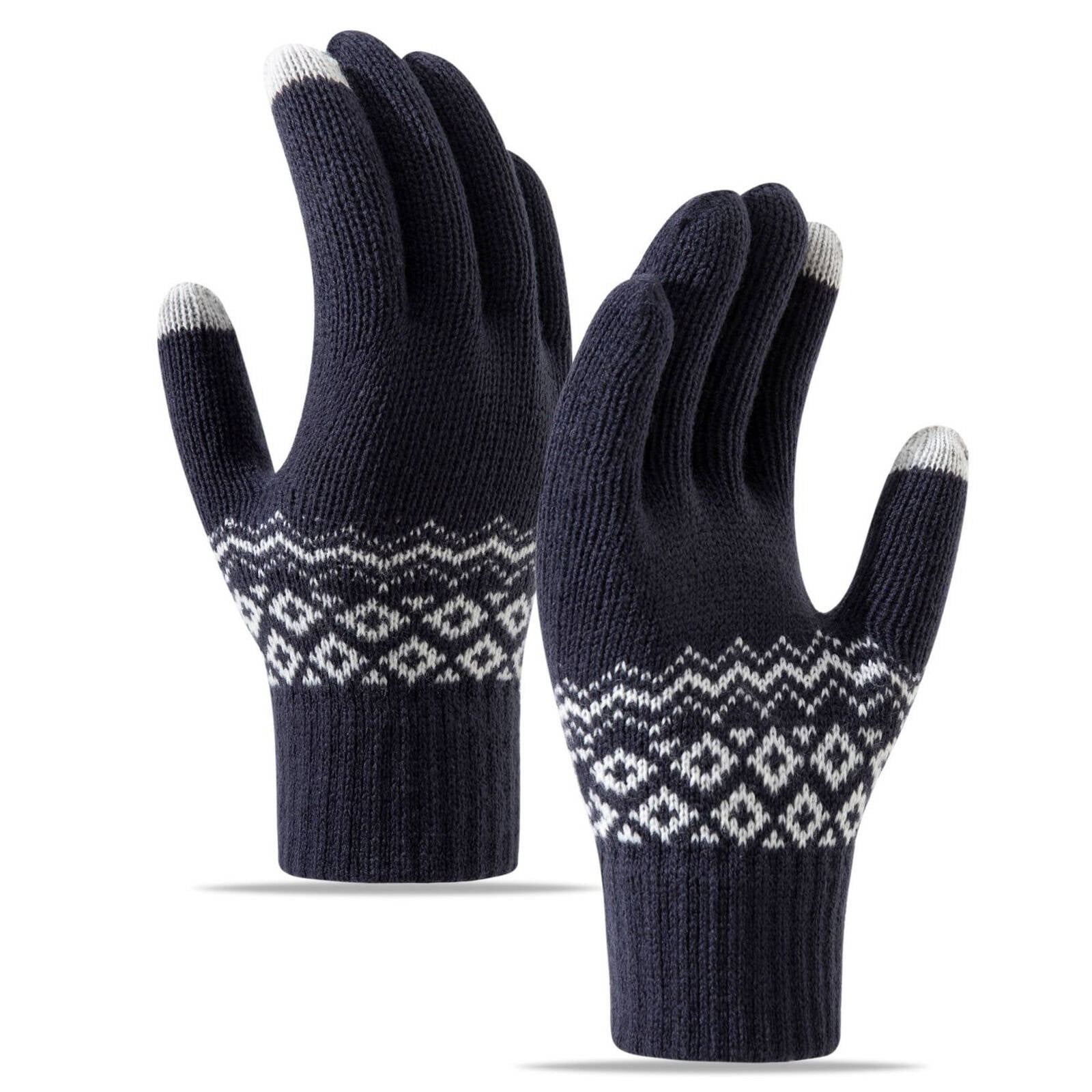 Fleece-lined Thick Waterproof And Cold-resistant Gloves main image 0