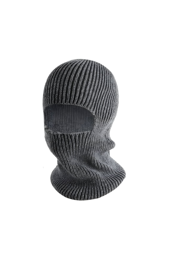 Winter Hat Large Toboggan Hat for Large Heads Winter Collar Hats for Men Women Soft Warm Knit Ski Stocking Collar Cap
