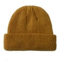 thumbnail image 1 of TELOLY Winter Hats for Men,Rounded Cap Beanie for Men,Unique Stylish Accent Beanies Hats Men,Yellow, 1 of 4