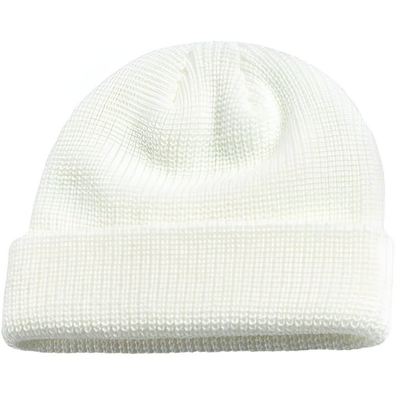 TELOLY Winter Hats for Men,Thermal Insulation Design Winter Hat,Retains Cozy Warmth Beanies Women,White