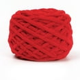 thumbnail image 1 of TELOLY Wool Yarn,Material Made Of Ice Stripe Yarn Wool,Customizing Neck Warmers and Shoes Chunky Yarn,Red, 1 of 2