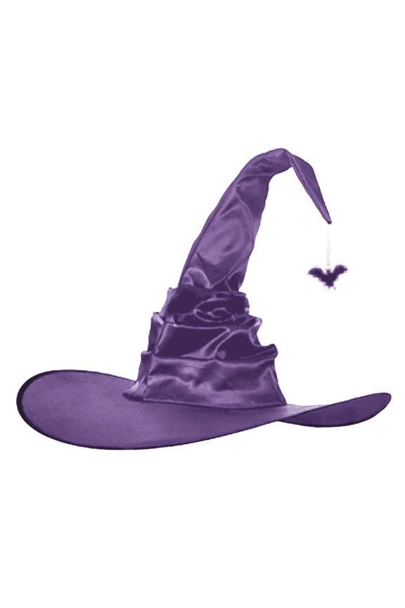 Witch Hat Female Witch Design Witch'S Headdress Halloween Theme Light and Convenient Children'S Festival Hat,