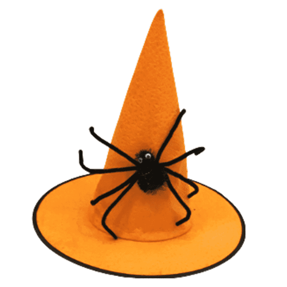 TELOLY Witch Hat Personalized Wizard Hat with A Pointy Tip Party Hats Durable Material Light and Convenient Children'S Festival Hat,