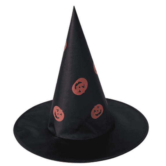 TELOLY Witch Hat Personalized Wizard Hat with A Pointy Tip Party Hats Strong Decorative Light and Convenient Halloween Hat,