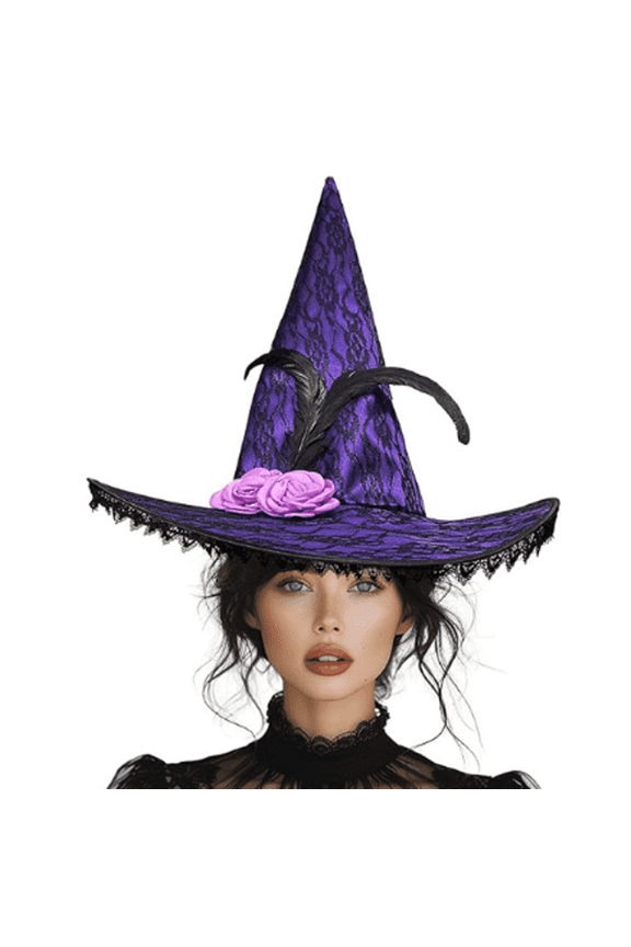 Witch Hat Personalized Wizard Hat with A Pointy Tip Wizard Hat Strong Decorative Suitable for Adults and Children Party Hats,