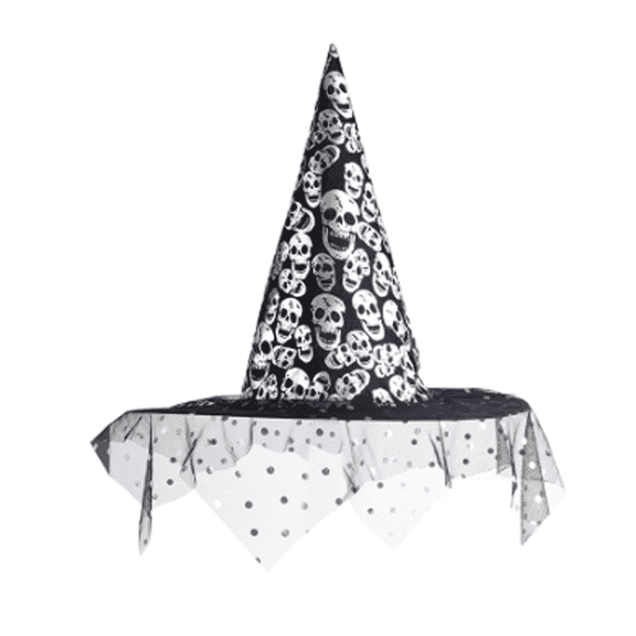 TELOLY Witch Hat Strong Decorative Witch Hat Bright Colors Female Witch Design Party Hats,