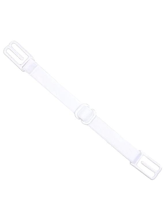 2026 New Women Bra Strap Clips, Non-Slip Elastic Bra Strap Holder Adjustable Band Buckle Racer Back Clip White