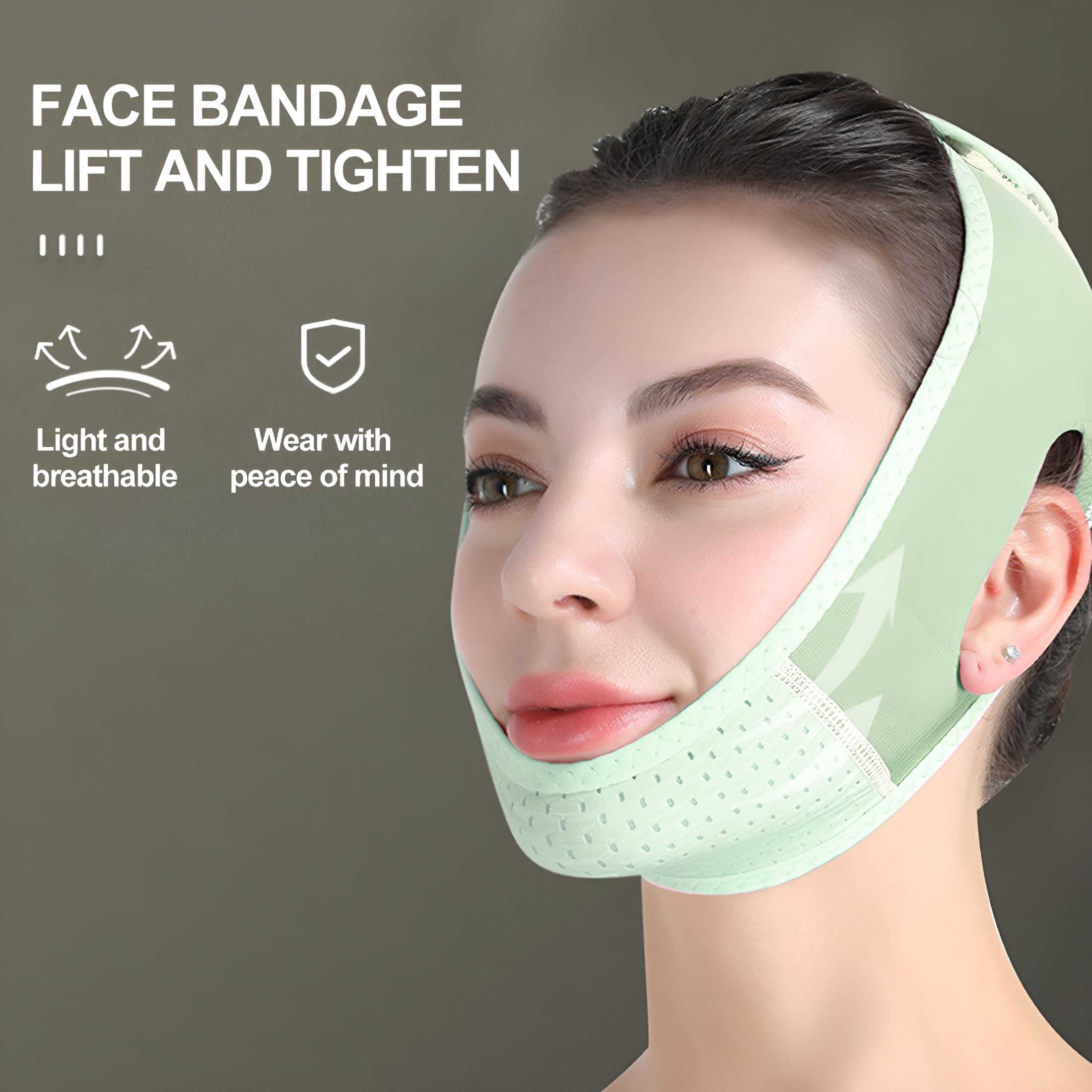 Female Rear Chin Lock TELOLY Women Chin Strap with Adjustable Fastener Tape Soft Breathable ...