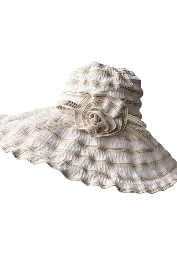 Women Folding Vintage Outdoor Sun Hats for Beach Garden Travelling Uv Protection Sun Hats for Women