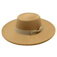 thumbnail image 1 of TELOLY Women Hats,Fresh and Fashionable Men Hats,Timeless Design Appeal Cowboy Hats,Camel, 1 of 4