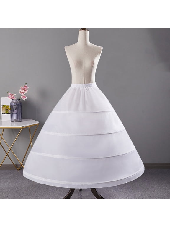 Women'S Hoop Petticoat Crinline Underskirt Petticoat Skirt for Women under Dress for Wedding Gown Tulle Slips Skirt