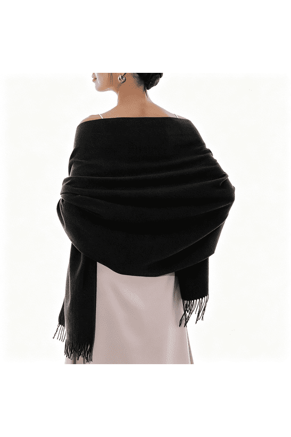 Women'S Scarf Pashmina Shawls and Wraps for Evening Dress Bridesmaid Wedding Bridal Winter Warm Long Large Scarves