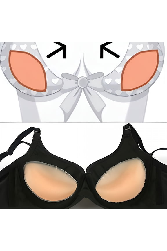 Women'S Silicone Push-Up Bra Inserts Soft Enhancer Push Up Inserts