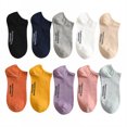 thumbnail image 1 of TELOLY Women'S Socks,Lace Ruffled Edge Short Socks for Women,Invisible Antibacterial Womens Low Cut Socks,Contrasting Colors5, 1 of 1