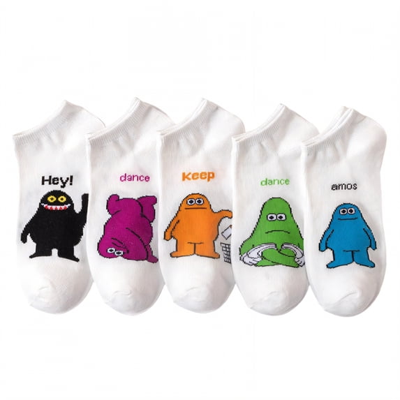 TELOLY Women'S Socks,Low-Cut Design Short Socks for Women,Sweat Absorbing & Odor-Resistant Womens Low Cut Socks,Contrasting Colors1