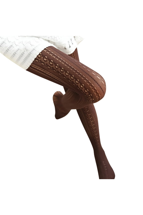 Women'S Tights Retro Slim Transparent Carved Lace Stockings Pantyhose Hollow Socks Tights Stocking, Brown Women'S Accessories Tights