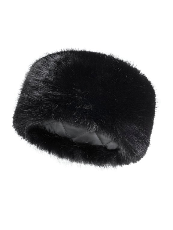 2026 New Women'S Faux Fur Russian Style Hat Winter Warm Cossack Cap Fur Hat for Women for Outdoor,Travel,Casual,Holiday