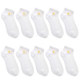 Compression Sizes TELOLY Women's Toeless Compression Socks, Diabetic Ankle Flat Socks ...