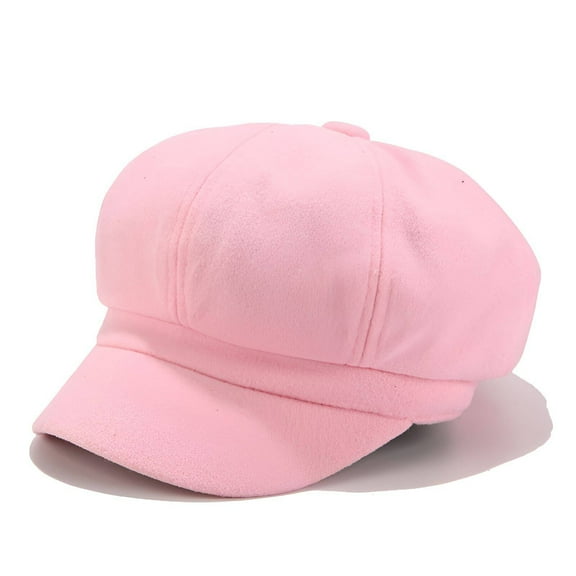 TELOLY Womens Beanie,Autumn Winter Essential Beanies Women,Windproof Heat Retention Crochet Hat,Pink