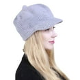 thumbnail image 1 of TELOLY Womens Beanie,Classic Minimalist Look Beanies Women,Matches Any Outfit Crochet Hats for Women,Gray, 1 of 5
