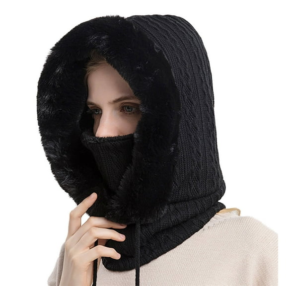 TELOLY Womens Hats,Cozy Beanie,Winter-Ready Beanie for Women,Black