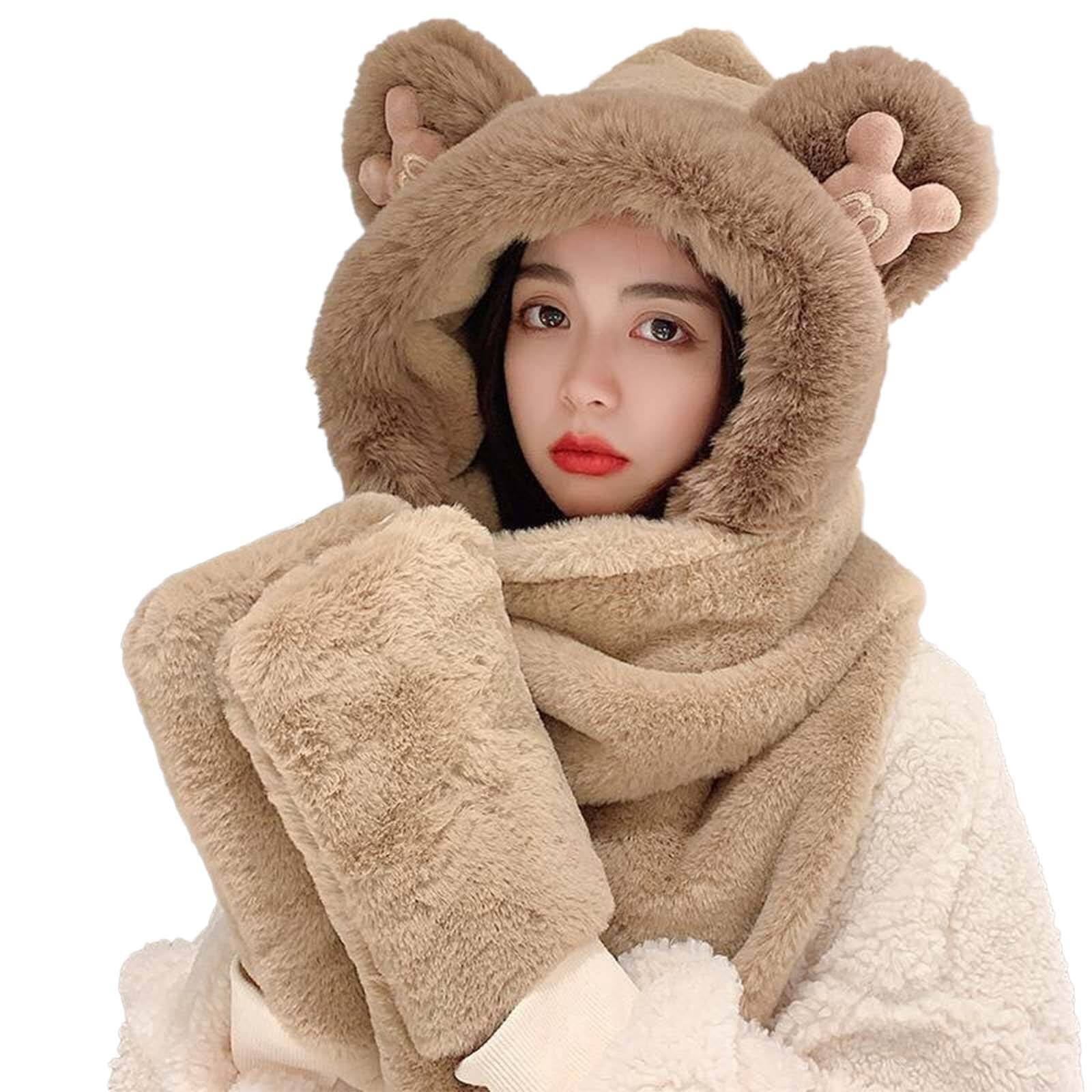 TELOLY Womens Hats,Winter-Ready Beanie,Soft Fleece Beanie for Women ...