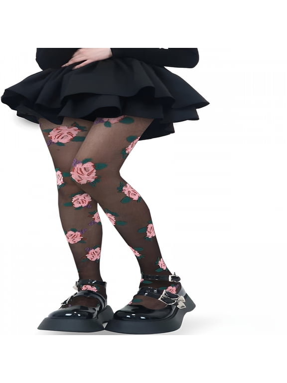 Womens Sheer Tights High Waist Sexy Lace Pantyhose Transparent Stockings Nylon Silk See Through Thin Long Socks