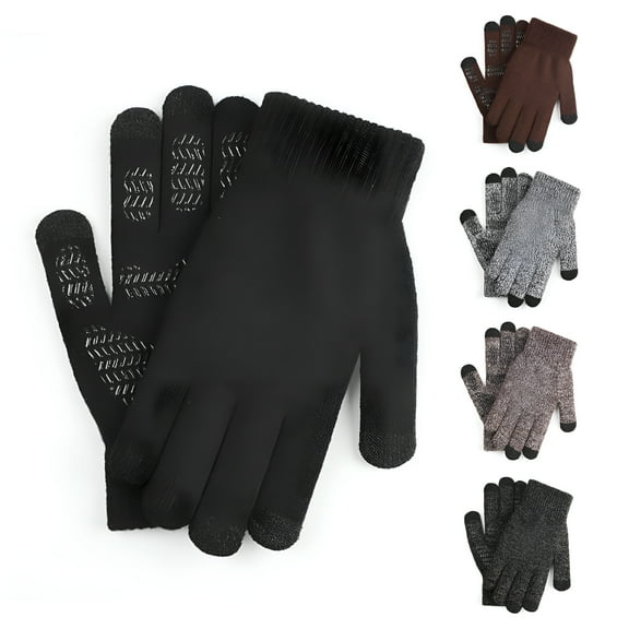 TELOLY Wool Glove Liner - Warm Base Layer - Ski Liner Glove - 3 Season Wear - Multiple Colors and Sizes