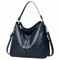 thumbnail image 1 of TELOLY Work Bags for Women,Premium Leather Texture Briefcase for Women,Soft Touch Feel Tote Bag for Women Work,Blue, 1 of 6