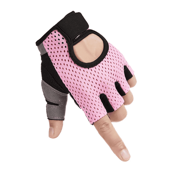 TELOLY Workout Gloves Easy Operation Workout Gloves Women Hand Fit Weight Lifting Gloves for Women Perfect Accessory Pink L