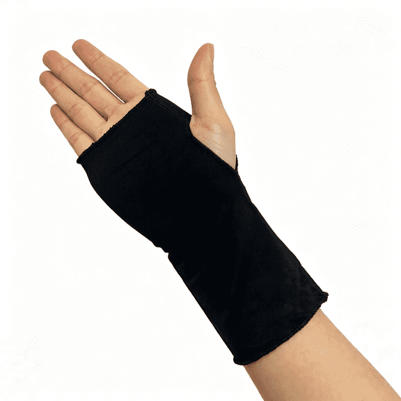 TELOLY Wrist Sleeve under Splint Hand Sock(4 Pack)Modal Stockinette Arm Protector Covers,Pre-Wrap Liner for Air Cast&Hand Brace Modal Wrist Sleeve