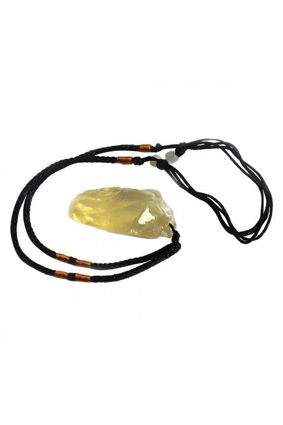 Yellow Crystal Raw Natural Citrine Stones Pendant Yellow Quartz Rough Bulk Gemstone Minerals Energy Necklace