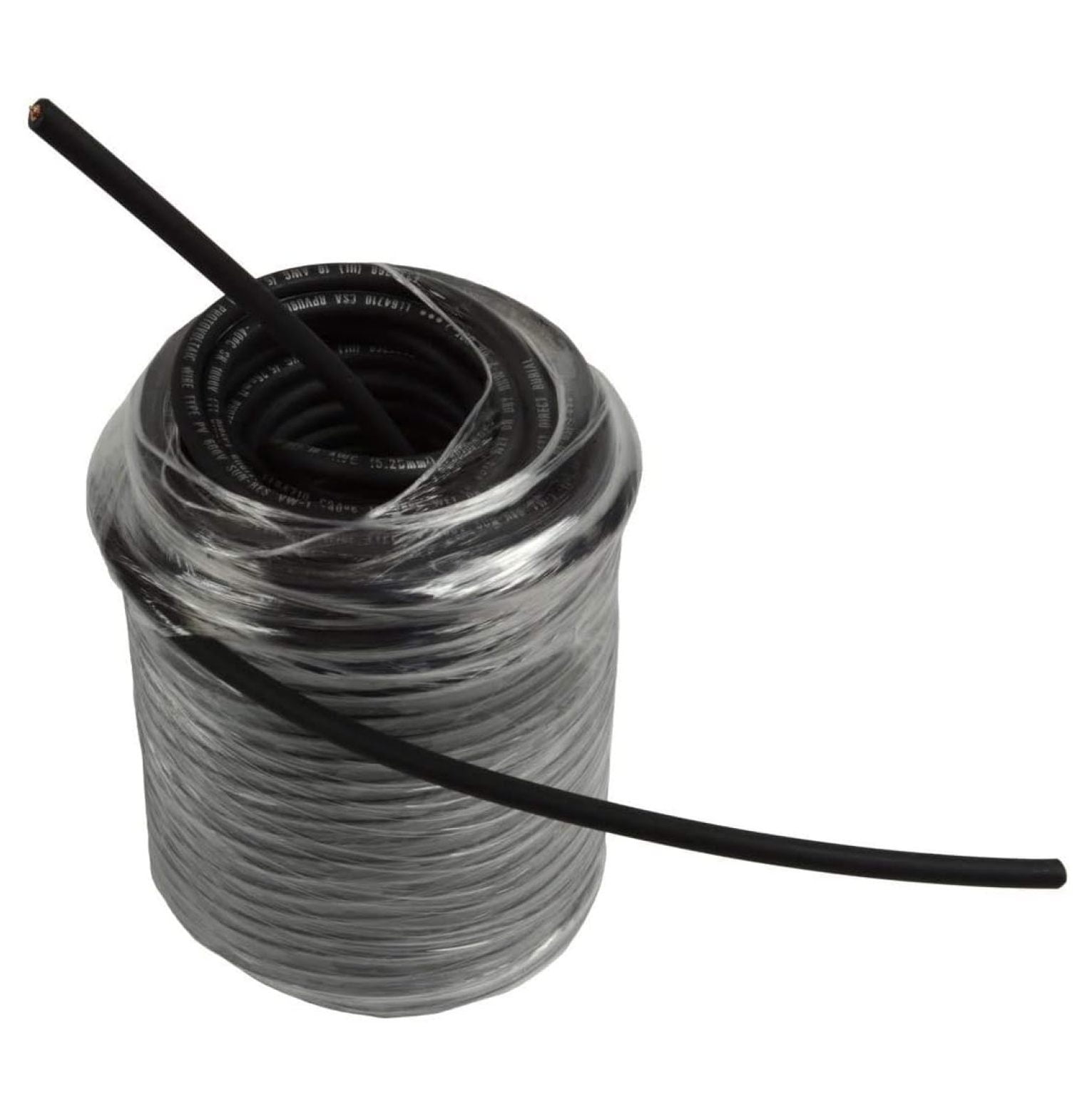 TEMCo 10 AWG/Gauge Solar Cable - Made in The USA 100 Feet Black (Variety of Lengths Available)
