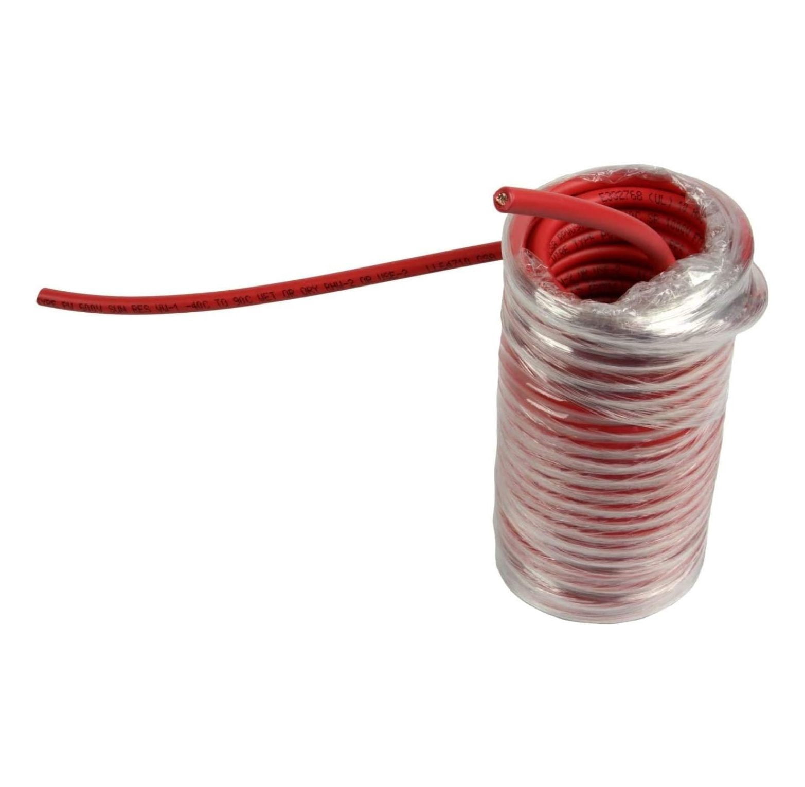 TEMCo 10 AWG/Gauge Solar Cable - Made in The USA 30 Feet Red(Variety of Lengths Available)