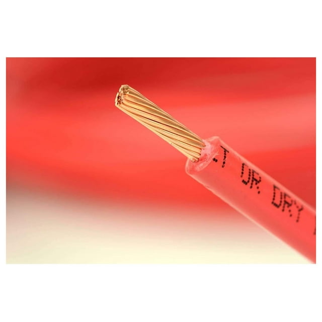 TEMCo 10 AWG/Gauge Solar Cable Made in The USA 90 Feet Red(Variety of