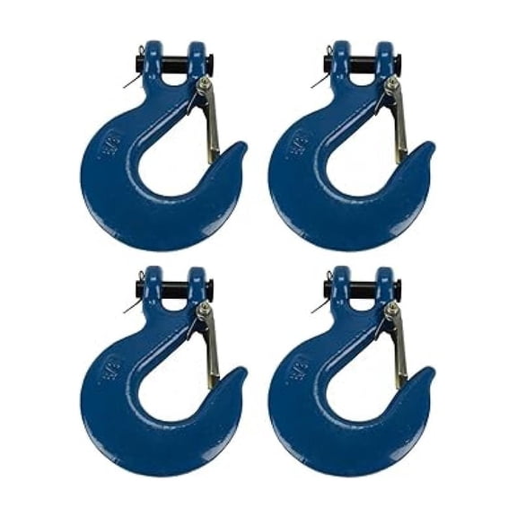 TEMCo 4 Lot 3/8" Chain Slip Safety Hook Clevis Rigging Tow Winch Trailer Grade 70